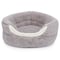 Slumber Pet Cuddler Bed, 16 in L, Polyester Cover, Gray, Machine Wash Cold on Gentle Cycle, Tumble Dry Low ZW9087 11 - alternate 2