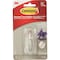 Command Medium Brushed Nickel Traditional Hook 1 Hook 2 Strips 17051BN-ES - alternate 2