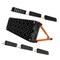 Vevor Soccer Rebounder Board 37.4 x 9.8 in Soccer Rebound Wall Dual Surface SCR004 - alternate 1