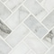 Msi Calacatta Cressa Herringbone 12 In. X 12 In. X 10 Mm Honed Marble Mesh-Mounted Mosaic Tile, 10PK ZOR-MD-0140 - alternate 2