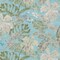 Homeroots 8' X 10' Teal Blue Olive Green And Beige Botanical Leaves Washable Indoor Outdoor Area Rug 618415 - alternate 2