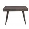 Homeroots 39" Gray Acacia Solid Wood Writing Desk With Three Drawers 489188 - alternate 1