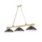 Z-Lite Cordon Heritage Brass 3 Light Billiard 2306-3HBR-SMB - alternate 2