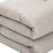 Homeroots Beige Twin 100% Cotton 140 Thread Count Washable Down Comforter Set 528867 - alternate 2