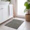 Homeroots 2' X 3' Brown and Black Oriental Washable Non Skid Indoor Outdoor Area Rug 563817 - alternate 2