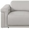 Homeroots 73in Light Gray and Black Italian Leather Power Reclining Loveseat 720488 - alternate 2