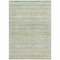 Homeroots 9' X 12' Mint Green Striped Washable Indoor Outdoor Area Rug 607966 - alternate 2