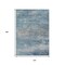 Homeroots 10' X 14' Sky Blue And Gray Abstract Washable Indoor Outdoor Area Rug 630854 - alternate 2