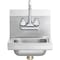 Amgood Stainless Steel Wall-Mount Hand Sink 12 in. x 12 in. SINK WHS-1212-5D-Z - alternate 2
