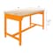 Diversified Spaces Lab Workbench, 16 ga Steel Frame, 96 in W, Carrot AMS96305T - alternate 2