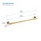 Kibi Blaze 24 inch Bathroom Towel Bar  KBA1604BB - alternate 2