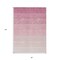 Homeroots 8' X 10' Pink And Ivory Ombre Washable Indoor Outdoor Area Rug 595820 - alternate 2