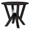 Baxton Studio Adina Modern Sand Fabric and Dark Brown Wood 5-Piece Dining Set 256-9725-10900-ZORO - alternate 2