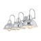 Jonathan Y Frisco 26.5" 3-Light Farmhouse Industrial Iron Shade Vanity, Chrome JYL7483A - alternate 2