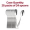 Smarty Had A Party Shiny Metallic Silver Plastic Spoons (600 Spoons), 600PK 7959S-CASE - alternate 2