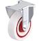 Zoro Select Rgd Plt Caster, Nylon, 5 in., 330 lb., White B-POW 125KF - alternate 1