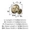 Amerock Edona 1-1/4 inch (32mm) Diameter Golden Champagne Cabinet Knob, 25PK 25VMP53005BBZ - alternate 2