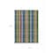 Homeroots 10' X 14' Navy Blue Pink And Sage Plaid Washable Indoor Outdoor Area Rug 613980 - alternate 2