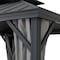 Sunjoy 10 ft. x 10 ft. Hardtop Gazebo, Outdoor Patio Aluminum Frame Gazebo A102012121 - alternate 2