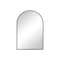 Homeroots 35" Black Metal Arch Framed Accent Mirror 719125 - alternate 1