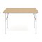 Flash Furniture Commercial Adjustable Height Rectangular Activity Table - Standard Legs-LT NAT XU-A2448-REC-LTNAT-T-A-GG - alternate 2