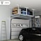 Shuntong Atlas Pro 4 x 8 ft Overhead Garage Storage Rack, 1250lbs Weight Capacity, White AT-OH48PRO-WH - alternate 2