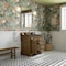 James Martin Vanities Brookfield 36 in. Single Vanity, Pecan w/ 3 CM Parisien Bleu Silestone  Top 547-V36-PCN-3PBL - alternate 2
