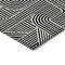 Homeroots 3' X 5' Black And Ivory Abstract Washable Indoor Outdoor Area Rug 594905 - alternate 2