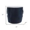 Homeroots 21" Blue Fabric Basket 704886 - alternate 2