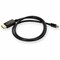 Add-On 3FT MINI-DISPLAYPORT 1.2 MALE TO DISPLAYPORT 1.2 MALE BLACK CABLE FOR RESO MINIDP2DP12MM3 - alternate 1