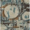 Homeroots 9' X 12' Beige Brown And Copper Geometric Washable Indoor Outdoor Area Rug 589372 - alternate 2