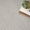 Homeroots 6' Ivory And Charcoal Square Geometric Indoor Outdoor Area Rug 552350 - alternate 2