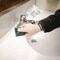 Gloveworks By Ammex Extra Thick Latex Disposable Gloves, Powder-Free, Small, 6 mil Thick, 9.5" Long, Ivory, 1000PK ILHD42100 - alternate 2