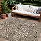 Homeroots 8' X 10' Brown And Beige Abstract Washable Indoor Outdoor Area Rug 598959 - alternate 1