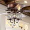 Jonathan Y Becky 52" 3-Light Crystal LED Chandelier Fan With Remote, Oil Rubbed Bronze JYL9707A - alternate 2