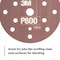 3M Flexible Abrasive Disc 270J, Aluminum Oxide, P800 Grit, Coated Type, 270J 7000120195 - alternate 1