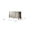 Homeroots 70" Bone White Solid Wood Six Drawer Combo Dresser 374225 - alternate 2