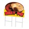 Signmission Meat Pie Die Cut Yard Sign & Stake outdoor plastic coroplast window, C-DC-2436-Meat Pie19 C-DC-2436-Meat Pie19 - alternate 1