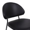 Manhattan Comfort Haven Metal Vegan Leather Side Chair in Black - Set of 4 DC1536-2 - alternate 2