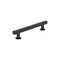 Amerock Everett 5-1/16 inch 128mm Center-to-Center Matte Black Cabinet Pull BP37105MB - alternate 1