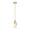 Z-Lite Aimie 1-Light Pendant with Rod, 7 in W, Modern Gold 828P7-ROD-MGLD - alternate 1