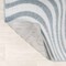 Jonathan Y Maribo High-Low Abstract Groovy Striped Light Blue/Ivory 10 ft. x 13 ft. Indoor/Outdoor Area Rug SCN103C-13 - alternate 2