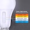 Feit Electric Feit A19 E26 (Medium) LED Dusk to Dawn Bulb Adjustable White 60 Watt Equivalence 1 pk OM60/5CCTDDLEDI - alternate 2
