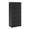 Hirsh 30" W 5 Drawer Lateral File Cabinet, Black, A4/Legal/Letter 14980 - alternate 1