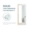 Reso 32 in. x 80 in.Left-Handed Solid Core White Primed Interior Door Frosted Glass Bronze RID-3280-1LTF-ORB-LH - alternate 2