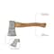 Big Horn 21 Oz Hatchet Axe with Hickory Handle 15142 - alternate 2
