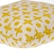 Homeroots 18" Yellow and White Geometric Cotton Throw Pillow 529272 - alternate 2