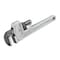 Ridgid 10" Aluminum Straight Pipe Wrench, Serrated, Tether Capable, 1-1/2" Jaw Capacity 31090 - alternate 2