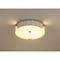 Euf Roslington, Flush Mount, 24", Matte Black, Opal Etched Glass 50205-028 - alternate 2