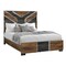 Global Furniture Usa Modern Optimus Brown/Black Queen Bed OPTIMUS-BRWN/BLK-QB - alternate 2